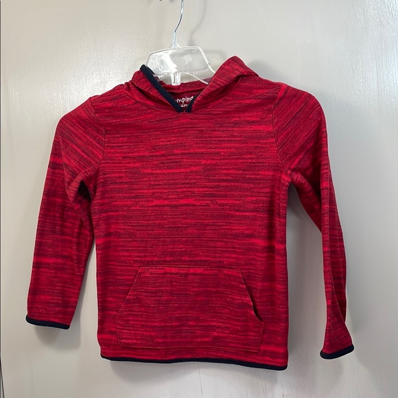 Jumping beans Red Striped Hoodie‎ for Kids size 7 - Picture 1 of 7